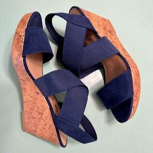 American Eagle Criss-Cross Wedge Sandal
